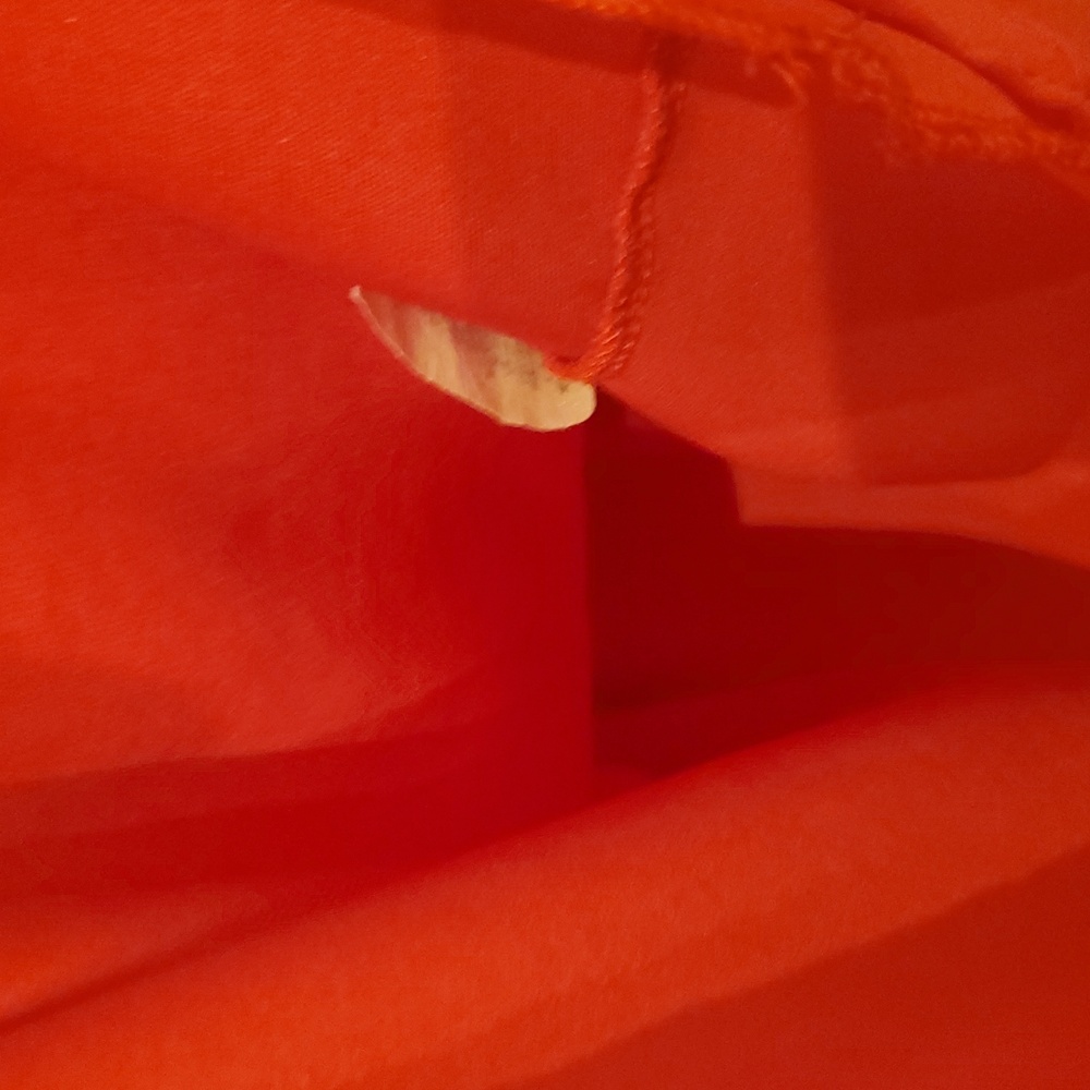 BUTTONS SIZE LARGE Vintage Elegant Coral Dress - Picture 2 of 8